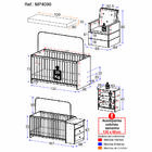 Berço Cômoda Com Colchão Incluso E Poltrona De Amamentação Me