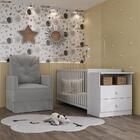 Berço Cômoda Com Poltrona De Amamentação Meu Bebê Multimóveis