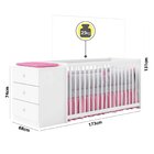 Berço Cômoda Gutti  Branco