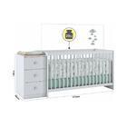 Berço Comôda Invertida Gutti Branco Moveis Estrela Para Colch