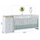 Berço Comôda Invertida Gutti Branco Moveis Estrela Para Colch