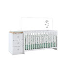 Berço Comôda Invertida Gutti Branco Moveis Estrela Para Colch