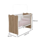 Berço De Rodinhas Com Suporte De Mosqueteiro Retrô Mavie Bran