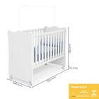 Berço Doce Sonho Com Rodízios - Qmovi