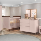 Berço E Gaveteiro Infantil Allana Rosê