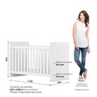 Berço Em Mdf E Mdp Sonho Encantado Espresso Móveis Branco