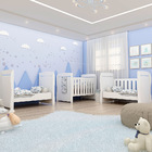 Berço Estrela 3 Em 1 Branco - Gelius