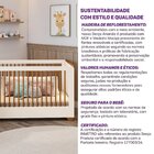 Berço Evolutivo 2 Em 1 Com Grades Palito Em Madeira Maciça Ba