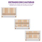 Berço Evolutivo 2 Em 1 Com Pés E Palitos  Em Madeira Maciça B