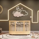 Berço Evolutivo Redondo Mini Cama 3 Em 1 Encanto Nature