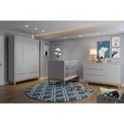 Berço Infantil Amor Perfeito Divicar Cinza