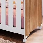 Berço Infantil Com Rodizios La002 Comm