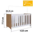 Berço Infantil Com Rodizios La002 Comm