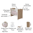 Berço Infantil Para Quarto De Bebê Doce Sonho Com Rodízios Br