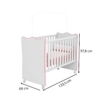 Berço Infantil Para Quarto De Bebê Doce Sonho Com Rodízios Br