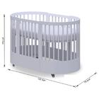 Berço Infantil Progressivo Wave 3 Em 1 Divicar Branco