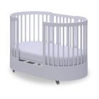 Berço Infantil Progressivo Wave 3 Em 1 Divicar Branco