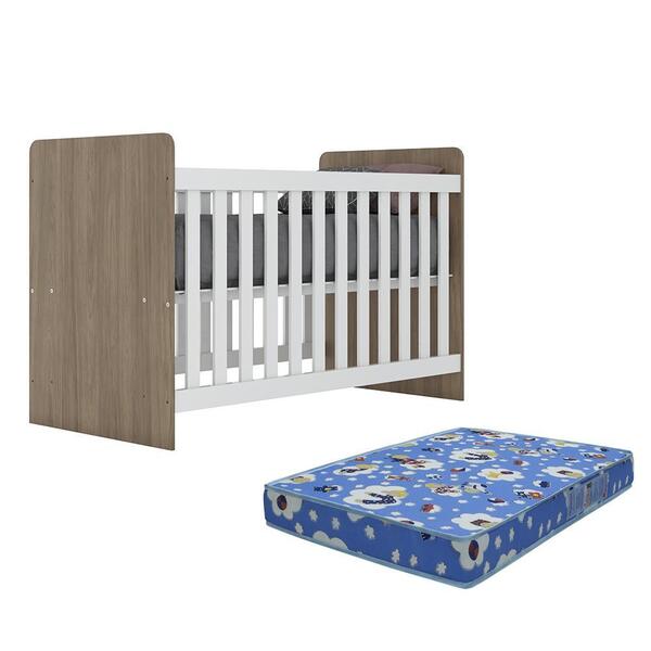 Berço Labirinto Com Colchão Baby Physical - Móveis Henn