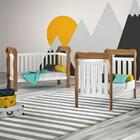 Berço Lila E Guarda Roupa Mariah 3 Portas Branco Acetinado Am