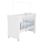Berço Mágica Com Estrado Regulável Branco Tana Decor