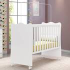 Berço Mágica Com Estrado Regulável Branco Tana Decor