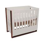 Berço Médio Que Vira Cama Dominó Divicar Branco Acetinado/mel