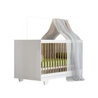 Berço Mini Cama 100% Mdf Com Colchão Flocos