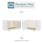 Berço Mini Cama 100% Mdf Com Colchão Flocos