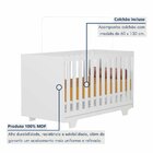 Berço Mini Cama 100% Mdf Com Colchão Life