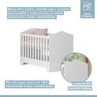 Berço Mini Cama 100% Mdf Duda Quarto De Bebê Branco