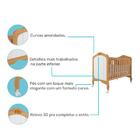 Berço Mini Cama 100% Mdf Harmonia Permobili Nature/branco