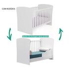 Berço Mini Cama 2484 E Comoda 2561 Doce Sonho Com Colchao E R