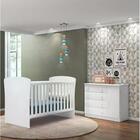 Berço Mini Cama 2484 E Comoda 2561 Doce Sonho Qmovi