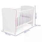 Berço Mini Cama 2484 E Guarda Roupa 2617 Doce Sonho Com Rodiz
