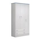 Berço Mini Cama 2484 E Guarda Roupa 2617 Doce Sonho Com Rodiz