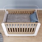 Berço Mini Cama 2 Em 1 Aconchego Branco/jequitibá - Henn
