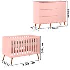 Berço Mini Cama 2 Em 1 E Comoda Lunnah Plla