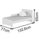 Berço Mini Cama 2 Em 1 Encanto Branco Plla