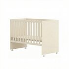 Berço Mini Cama 3 Em 1 Americano 100% Mdf Helena Off White