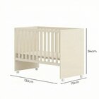 Berço Mini Cama 3 Em 1 Americano 100% Mdf Helena Off White