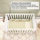 Berço Mini Cama 3 Em 1 Americano 100% Mdf Liam Retrô Espresso