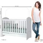 Berço Mini Cama 3 Em 1 Bala De Menta I02 Henn