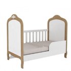 Berço Mini Cama 3 Em 1 Com Capitonê 100% Mdf Maya Espresso Mó