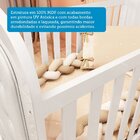 Berço Mini Cama 3 Em 1 Com Capitonê 100% Mdf Maya Espresso Mó