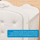 Berço Mini Cama 3 Em 1 Com Capitonê 100% Mdf Maya Espresso Mó