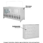 Berço Mini Cama 3 Em 1 E Cômoda 4 Gav Helena Multimóveis Bran