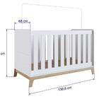 Berço Mini Cama 3 Em 1 Favo De Mel Fm001 Itapua Branco Comple