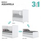 Berço Mini Cama 3 Em 1 Magia H02 Branco - Mpozenato