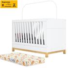 Berco Mini Cama 3 Em 1 Mdf Com Colchao I21 Henn