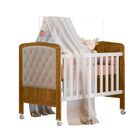 Berço Mini Cama Allegra Capitone Ii Tigus Baby  Ype/bege
